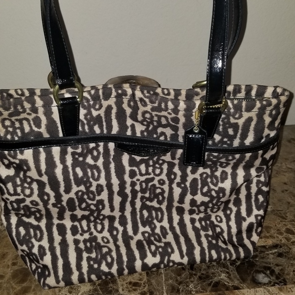 Coach Ocelet Leopard Animal print tote/purse